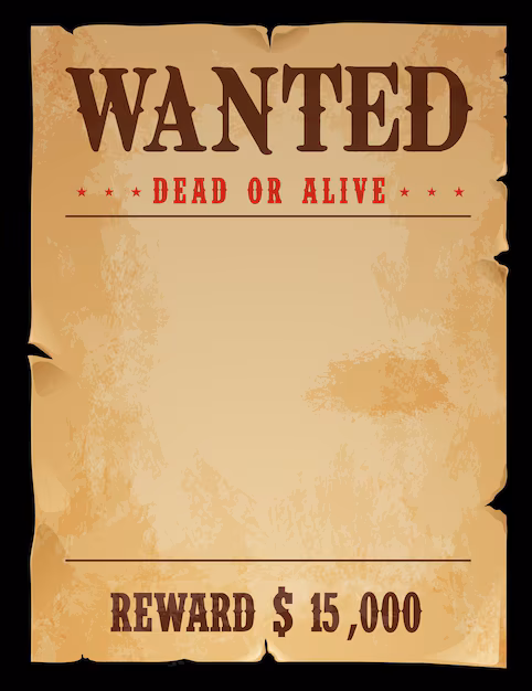 Panneau Wanted
