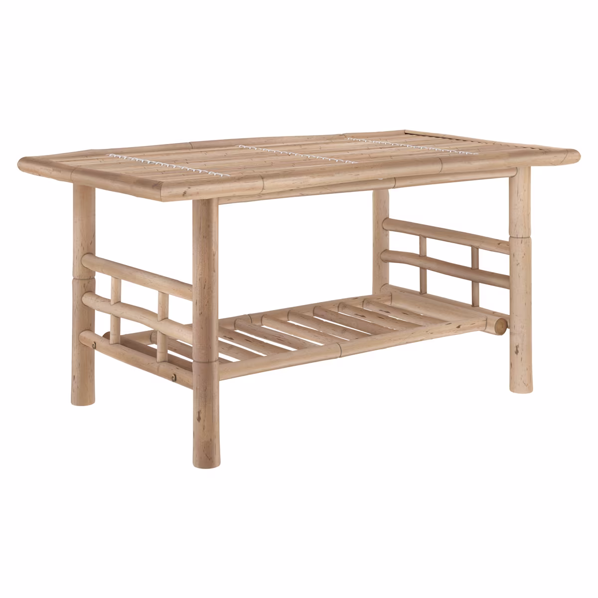 Table basse en bambou